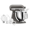 KitchenAid Artisan Series 5qt 10-Speed Stand Mixer Imperial Gray - Hearth & Hand™ with Magnolia: Metal, 325W, Dishwasher-Safe - image 2 of 4