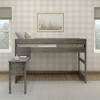 Max & Lily Solid Wood Loft Bed with Desk, Modern Farmhouse High Twin Loft Bed For Kids - 2 of 4