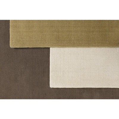 Rennes Cream Tufted Wool Round Area Rug