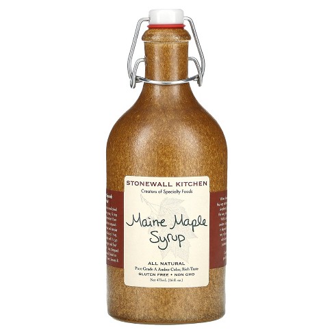 Stonewall Kitchen Maine Maple Syrup, 16 Fl Oz (473 Ml) : Target