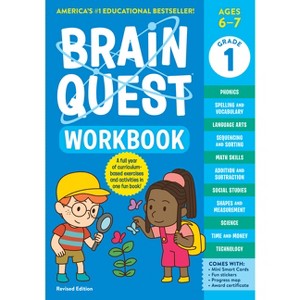 Brain Quest Workbook: 1st Grade Revised Edition - (Brain Quest Workbooks) by  Workman Publishing (Paperback) - 1 of 1