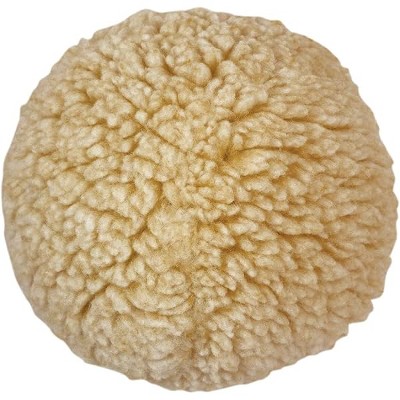 HuggleHounds Plush Ball Dog Toy - Fuzzy Round Ball Dog Toy with Soft Fleece, Durable Stuffed Plush for Small and Large Breeds - 8" HuggleFleece, Large