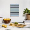 Sheila Wenzel-Ganny Lavender Mint Blue Stripes Rectangle Cutting Board - Deny Designs - 3 of 3