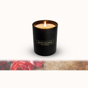 Benevolence LA Premium All Natural Soy Candles In Matte Black Glass Jar - 1 of 4