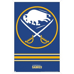 Trends International NHL Buffalo Sabres - Logo 20 Framed Wall Poster Prints - 1 of 4