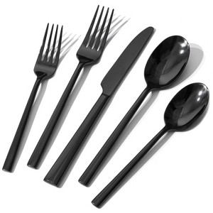 Itopfox 40-Piece Forged Flatware Set, Premium Stainless Steel Cutlery Set, Mirror Polished, Dishwasher Safe, Service for 8, Ideal for Kitchen, Home - 1 of 4