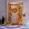 BrylaneHome 6' Pre-Lit Gold & Silver Garland - 4 of 4