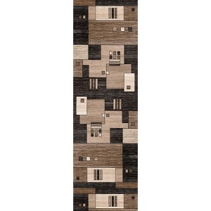 Rug Branch Modern Geometric Checkered Indoor Rug - 1 of 4