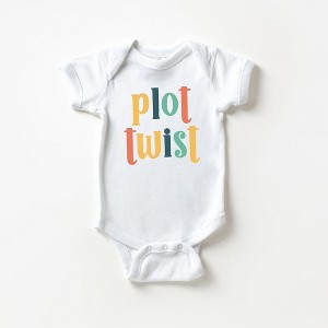 The Juniper Shop Plot Twist Colorful Baby Bodysuit - 1 of 2