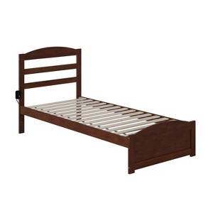 AFI Furnishings Warren Platform Bed TXL with Footboard AW - 1 of 4