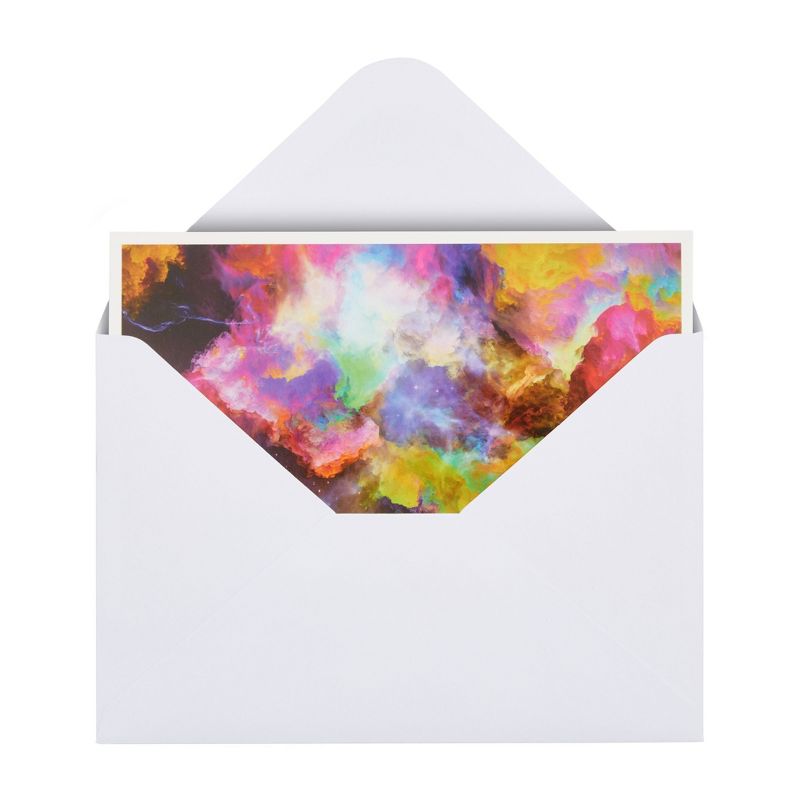 Best Paper Greetings 48 Pack Space Blank Cards and Envelopes, Cosmic Galaxy Greeting Cards for All Occasion, Thank You, New Year (4x6 In), 4 of 9