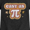 Girls' - Instant Message - Easy As Pi Fitted Short Sleeve Graphic T-Shirt - 2 of 4