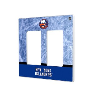 NHL Eastern Conference Teams Ice Wordmark Hidden-Screw Light Switch Plate for Double Rocker - 1 of 4