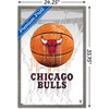 Trends International NBA Chicago Bulls - Drip Basketball 21 Framed Wall Poster Prints - 3 of 4
