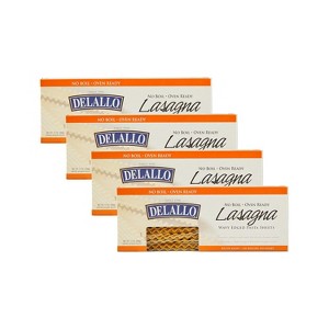 DeLallo No-Boil Lasagna Noodle Sheets, 13 oz Box (4 Pack) - 1 of 4
