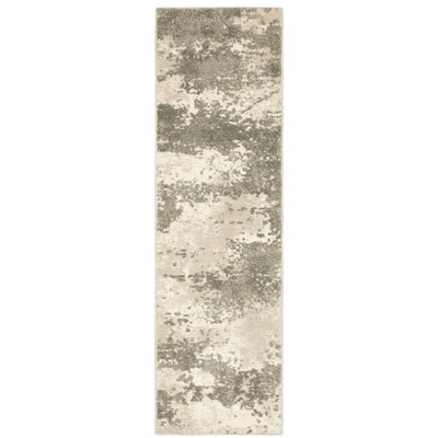 Oriental Weavers Carson 0734D Beige/ Grey Indoor Area Rug - 2'3" x 7'6"
