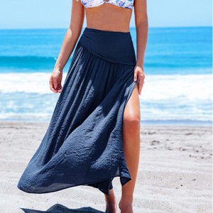 Women's Breezy Beach Maxi Skirt with Side Slit - Cupshe - 1 of 4