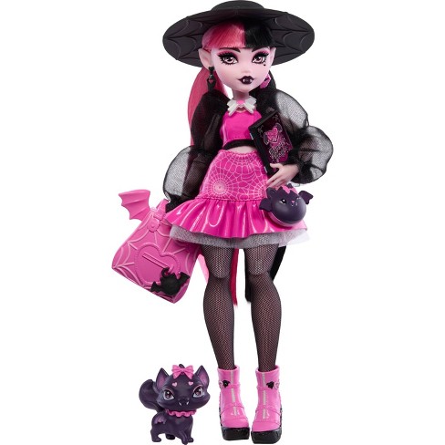 Monster High Draculaura Fashion Doll With Pet Count Fabulous And  Accessories : Target