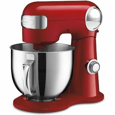Whall Kinfai Electric Kitchen Stand Mixer Machine with 4.5 Quart Bowl for  Baking, Dough, Cooking - Red