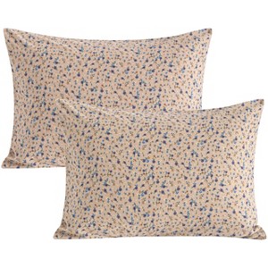 2 Pack Jersey Cotton Toddler Pillowcases, Envelope Travel Pillowcases - NTBAY - 1 of 4
