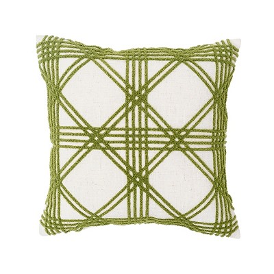 C&F Home 17" x 17" Lattice Tufted Pillow