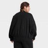 Women's Leisure Studio Fleece Bomber Jacket - Universal Thread™ - 2 of 3