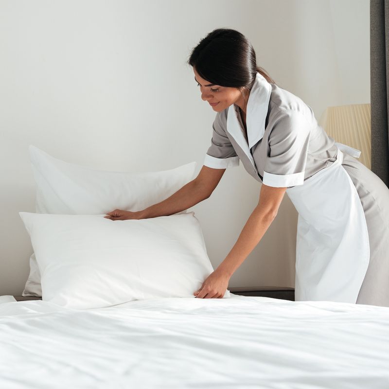 Grand Estate Hotel 315TC Ultra-Soft & Silky Sateen Weave Bulk Pack Fitted Pillowcases, 2 of 5