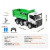 RC Dump Truck Toy 9-Channel 1:18 Scale with Lights, 4WD, 2 Rechargeable Batteries for Kids Ages 8+ - 4 of 4