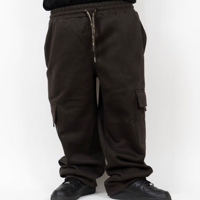 FB County Heavyweight Baggy Cargo Sweatpants Black XL