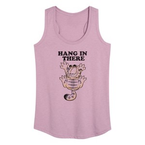 Women's - Garfield - Hang In There Graphic Racerback Tank - 1 of 4