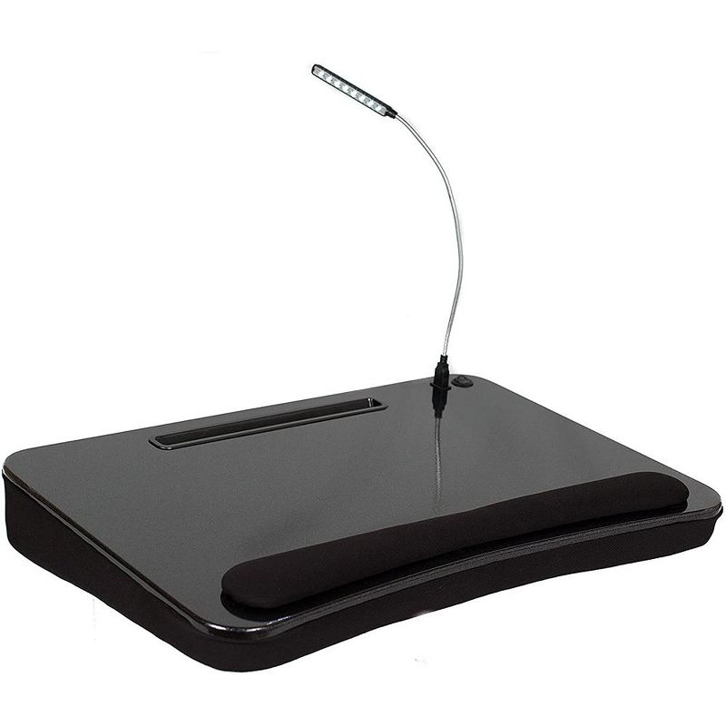 Sofia + Sam XLG Deluxe Lap Desk with Tablet Slot - Black, 3 of 4