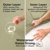 KeaBabies 2pk Isla Waterproof Mini Crib Sheets for Boy, Girl, Soft Pack and Play Sheets for Graco Pack and Play Mattress - 2 of 4