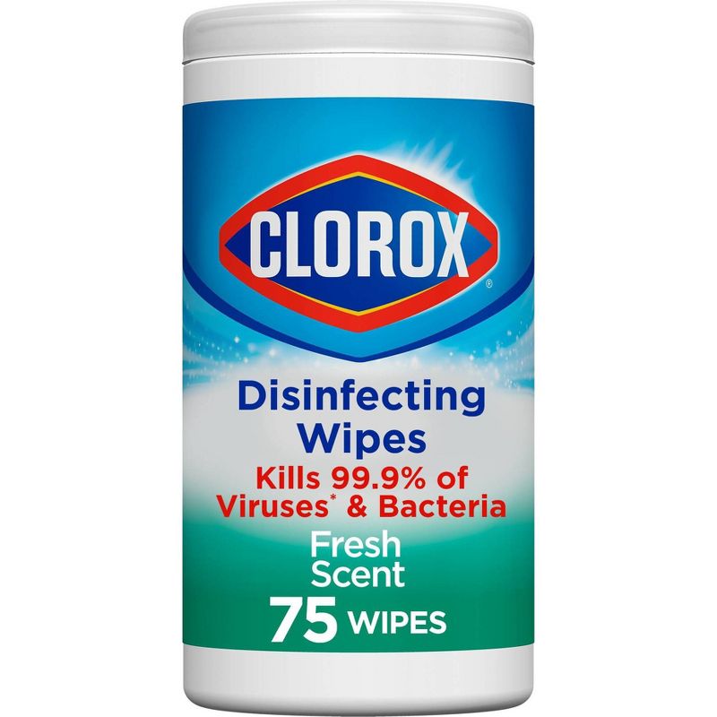 Clorox Fresh Scent Bleach Free Disinfecting Wipes, 1 of 15