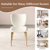Okak Modern Style Armless Wooden Dining Chairs for Kitchen Dining Room,PU Leather Upholstered Seating Dining Chair Set of 2 - 3 of 4
