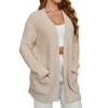 Snuggle Sac Women’s Open Front Cardigan with Pockets Soft Long Sleeve Knit Sweater for All Seasons - 2 of 4