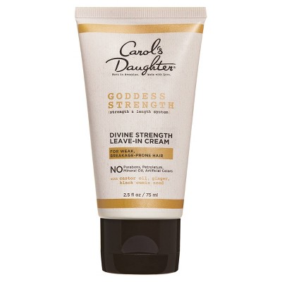 Carol's Daughter Goddess Strength Divine Strength Leave In Conditioner with Castor Oil for Weak, Breakage Prone Hair