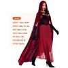 SYNCFUN Women Dark Red Riding Hood Halloween Costume Women Little Devil Costume for Halloween Costume Party - 2 of 4