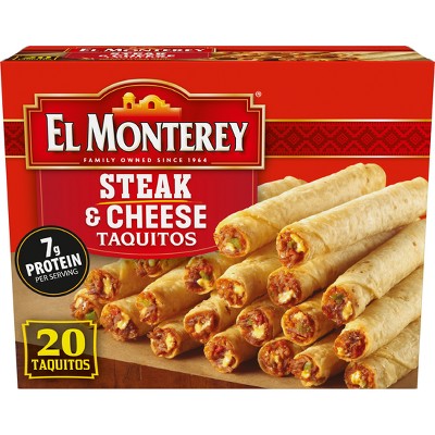 El Monterey Frozen Steak and Cheese Taquitos - 20oz/20ct