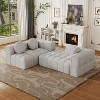 MAYEERTY 103" Modular Sectional - Right Recliner, Free Combo - Apartment Friendly - 2 of 4