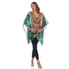 Maternity Plus Size Short Caftan with Tie-up Neckline - White Mark - 4 of 4