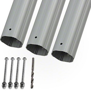 Swim Central HydroTools Hexagonal Aluminum Solar Cover Reel Tube Kit - 12' - 1 of 4