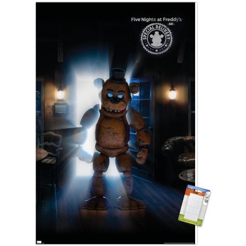 Trends International Five Nights at Freddy's Movie - Foxy One Sheet  Unframed Wall Poster Print White Mounts Bundle 22.375 x 34