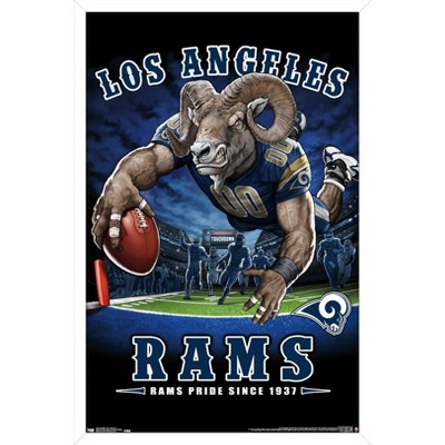 Los Angeles Rams Super Bowl LVI Champions 24.25'' x 35.75'' Framed  Commemorative Poster