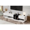 Kumasinova On-Trend Stylish 2-Toned TV Stand with Perfect Storage Solution,Versatile TV Console Media Console for TV up to 80" for Living Room - 2 of 4