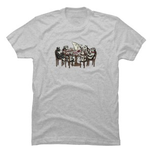 Men's Design By Humans Card Shark By valorandvellum T-Shirt - 1 of 4