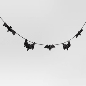 72" Bat Decorative Wall Garland Black - Hyde and EEK! Boutique™ - 1 of 3