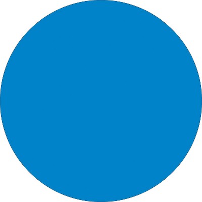 Tape Logic Inventory Circle Labels 1" Light Blue 500/Roll DL611C