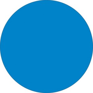 Tape Logic Inventory Circle Labels 1" Light Blue 500/Roll DL611C - 1 of 4