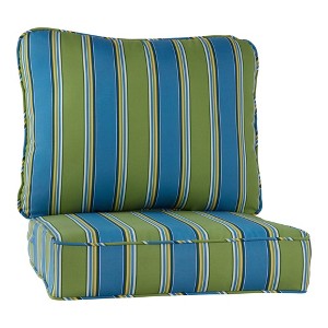 2-Piece Deep Seat Outdoor Cushion Set - 1 of 4