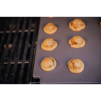 Weber Glazed Black Ceramic Baking Stone